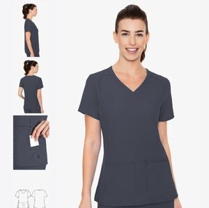 Scrub side pocket top